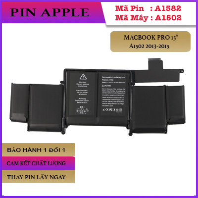 Thay Pin Macbook Pro 13 inch 1502 2013-2015