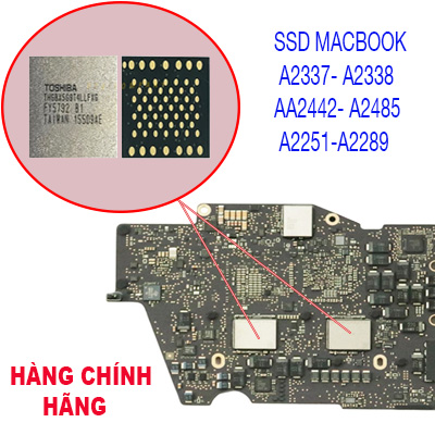 Thay Ổ SSD 1T GB Macbook Pro 1990 2018-2019